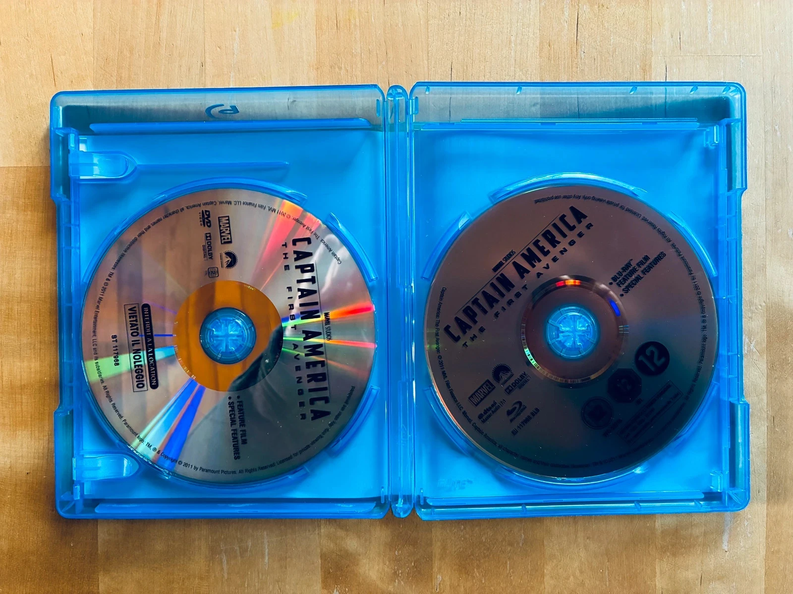Combo Blu-ray DVD Capitán América primer vengador MCU. – photo 2